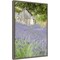Lavender field and small shed by Janell Davidson Danita Delimont 16-in. W x 23-in. H. Canvas Wall Art Print Framed in Grey